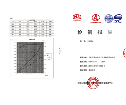 檢測報(bào)告-紹興上虞五州電機(jī)制造有限公司